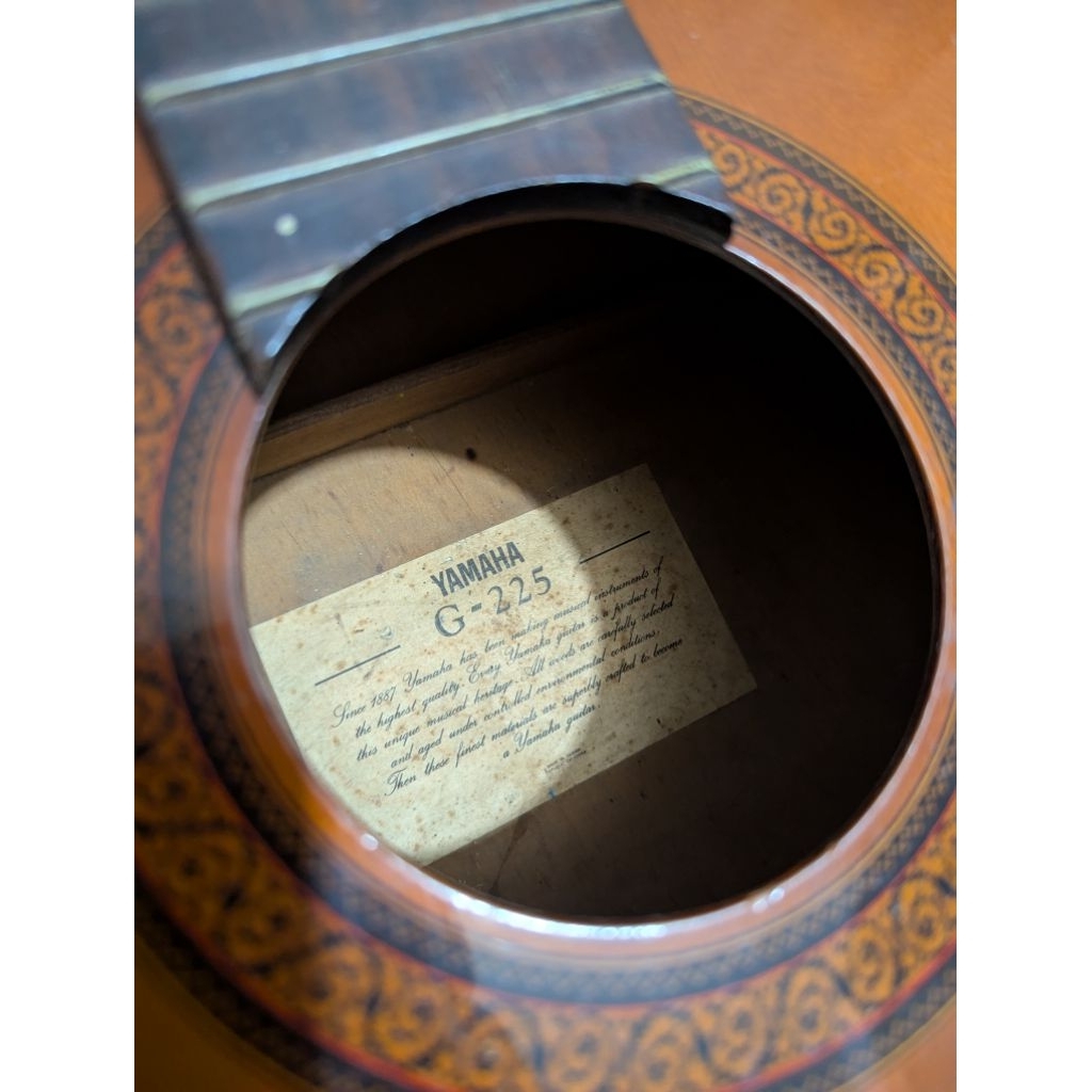 Gitar yamaha G225 original vintage 1970