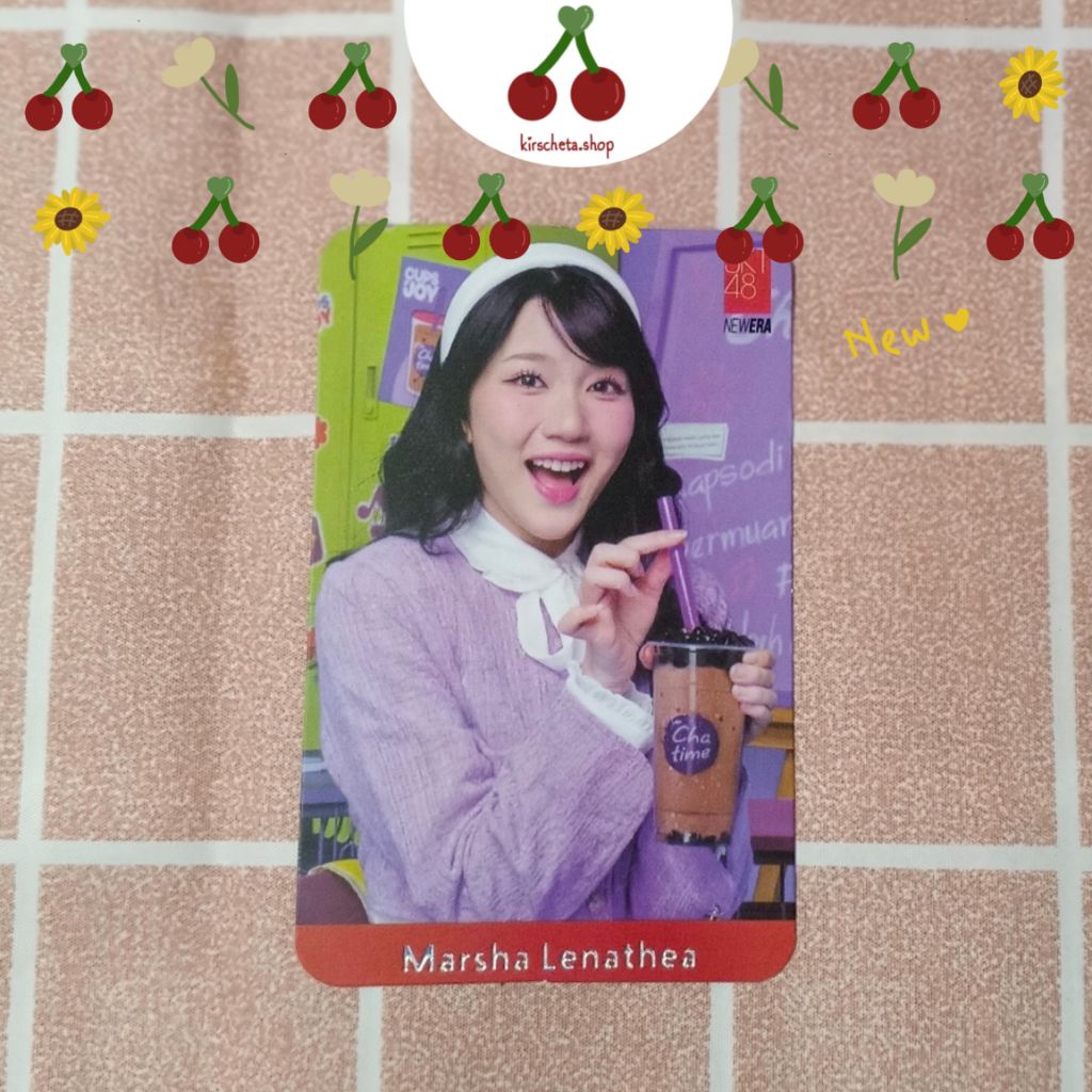 Photocard Marsha JKT48 Chatime