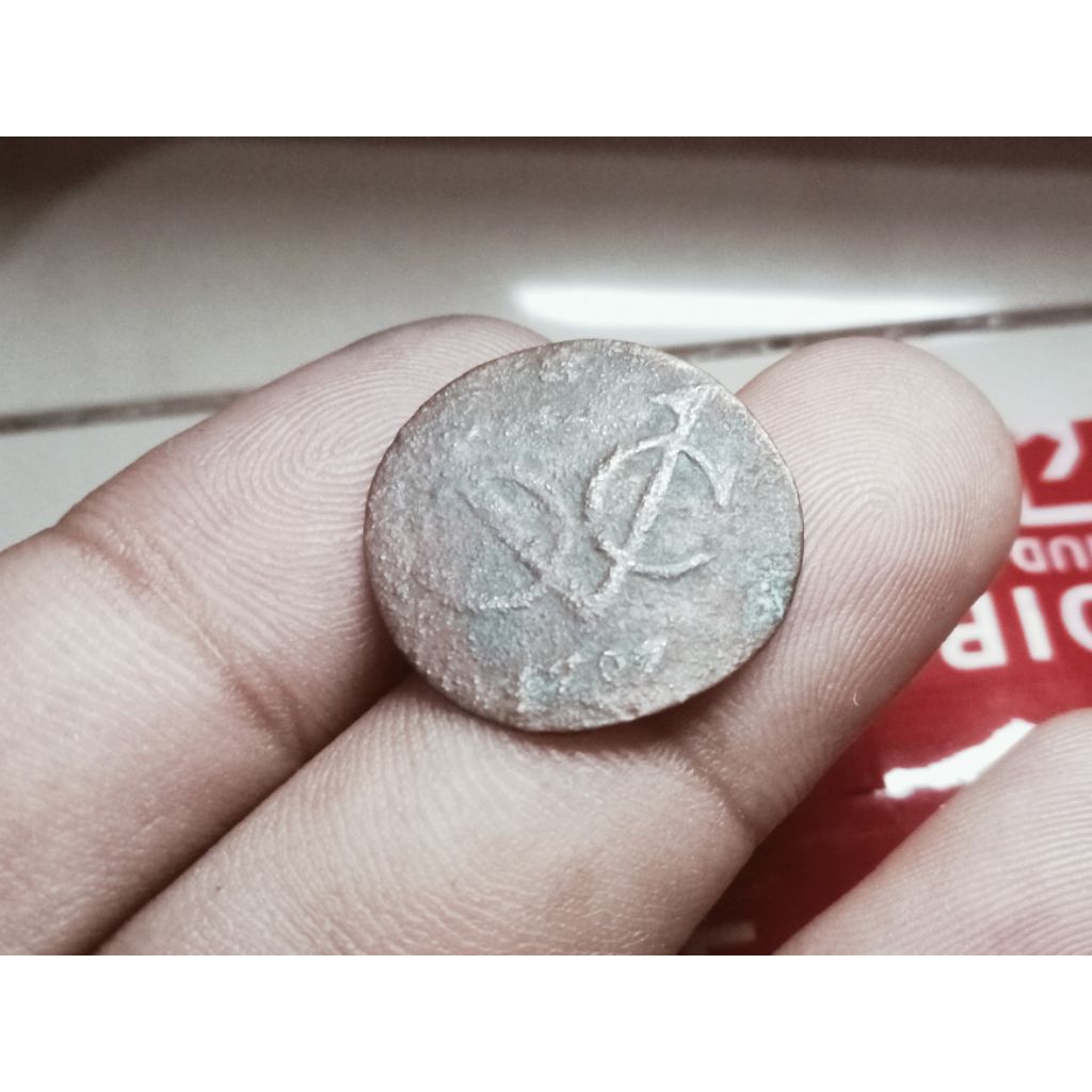 koin voc lokal 1787 west friesland