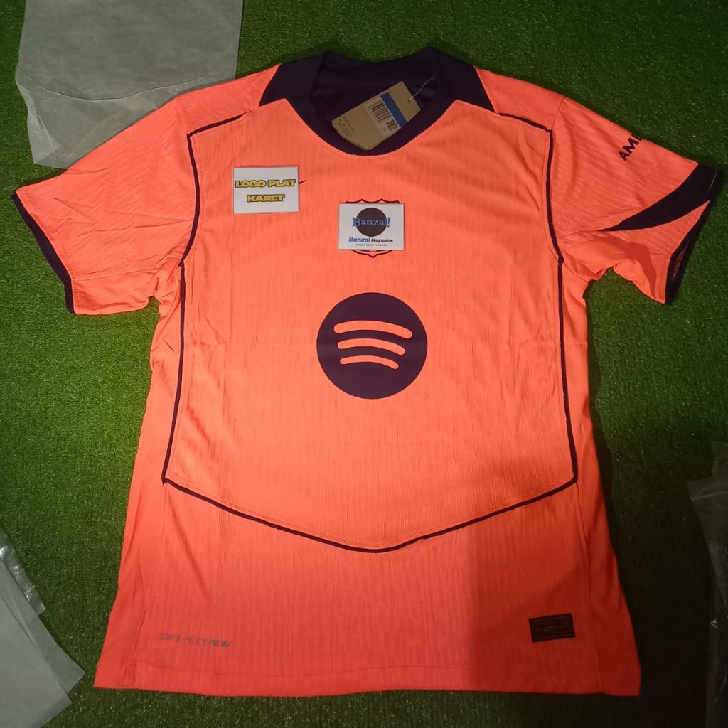 Jersey Player issue Barcelona 3rd 2024 2025 2026 Jersey Pi