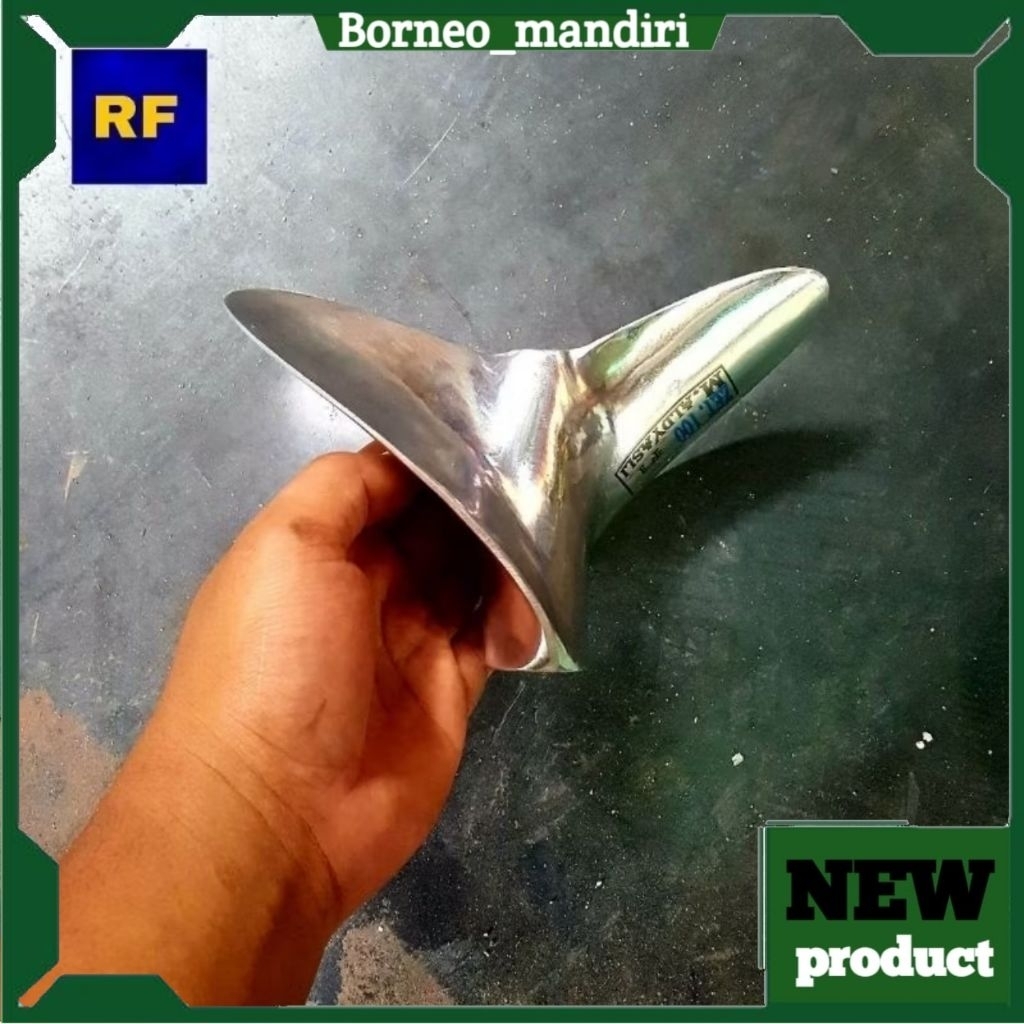 kipas perahu balap SUPER ZET untuk mesin 15pk hingga 18pk putaran cepat (1:1)