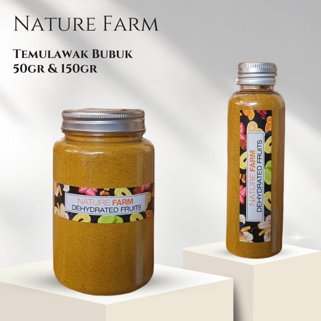 

Nature Farm Premium Temulawak Bubuk / Curcuma Powder Murni Organik tanpa campuran 50gr 145gr