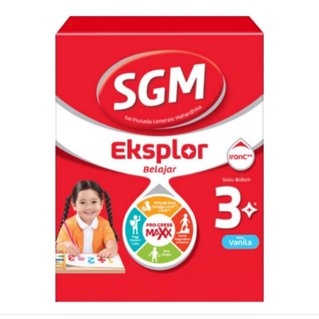 

SGM Eksplor 3+ IronC Susu Bubuk Pertumbuhan Anak Vanila 900 g