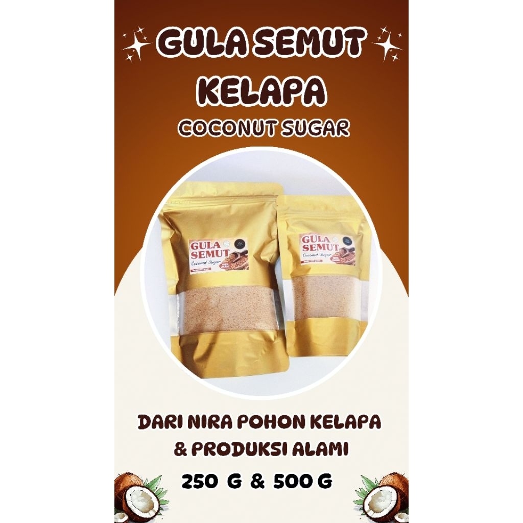 

Gula Semut Pohon Kelapa 250-500 Gram