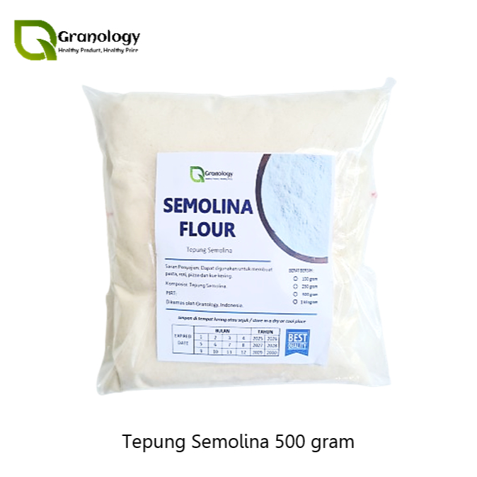 

Tepung Semolina / Pasta Flour (500 gram) by Granology