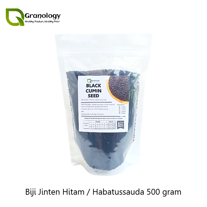 

Biji Jinten Hitam Habbatussauda / Black Cumin (500 gram) by Granology