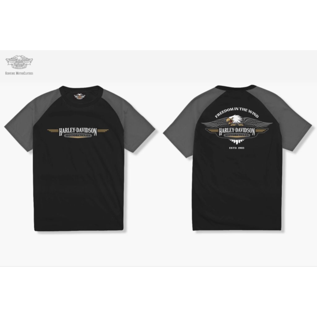 T-Shirt Harley Davidson | T-shirt pendek | Kaos pendek pria Harley Davidson