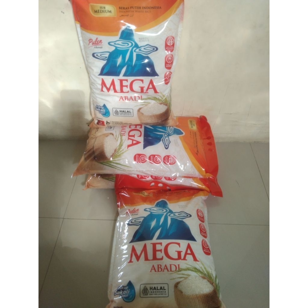 

Beras Medium Mega Abadi Oren 5 Kg Promo