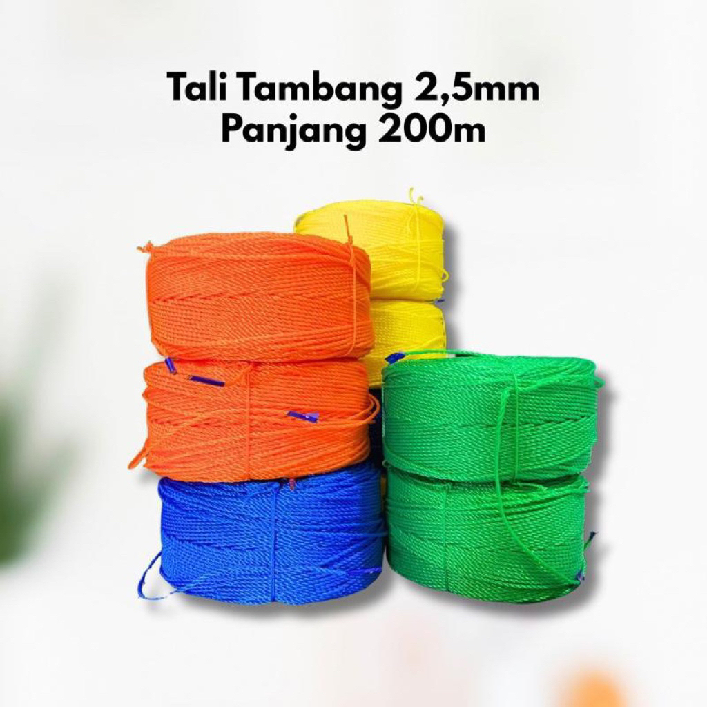 

Tambang 2.5mm Panjang 200m/Tali Tambang 2.5mm/Tampar 2.5mm