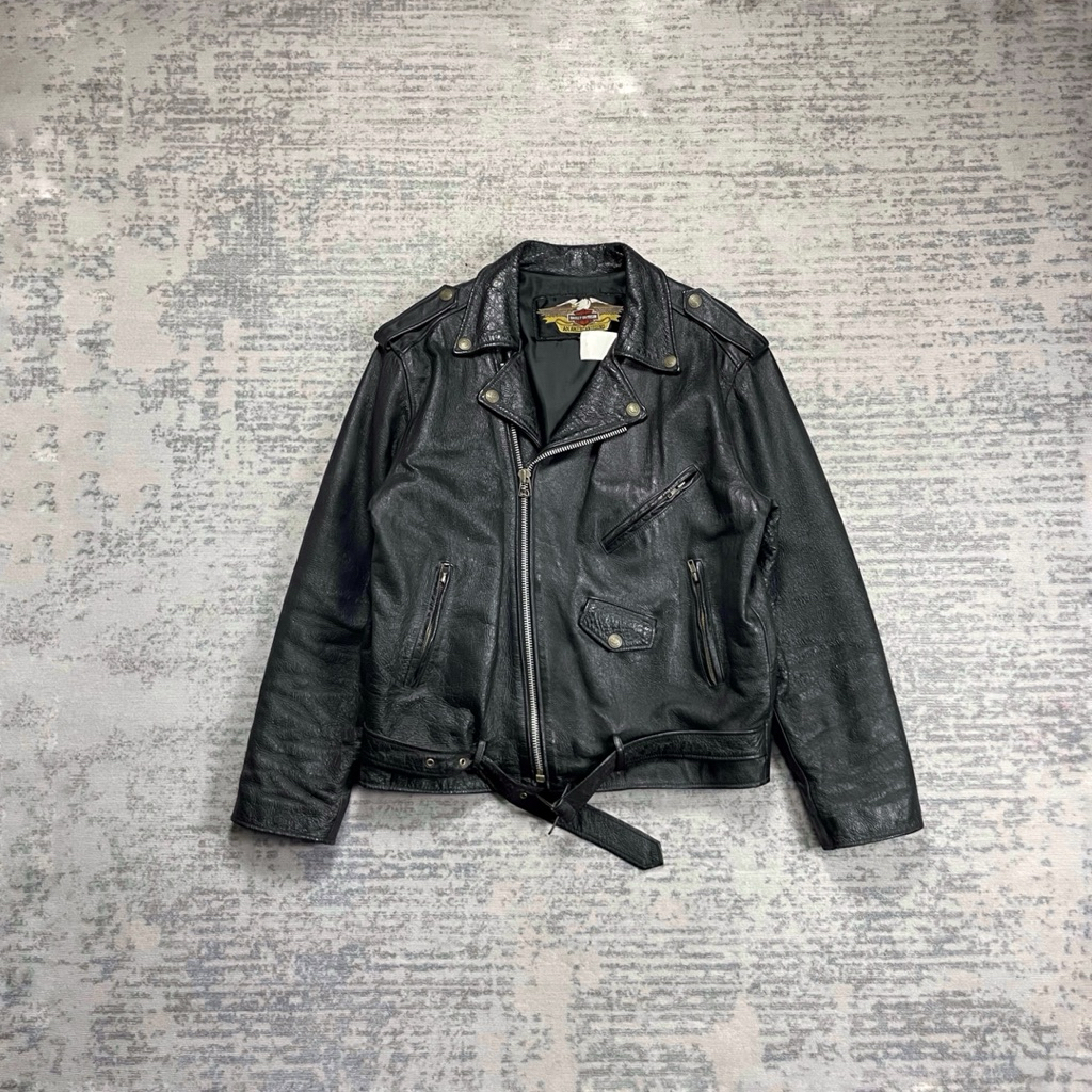 Bikers Harley davidson Ramones Leather Jacket