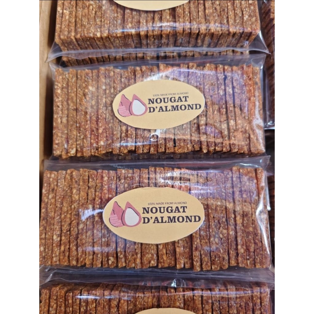 

NOUGAT ALMOND 250GRAM|NOUGAT KACANG ALMOND|NURI FRUITS