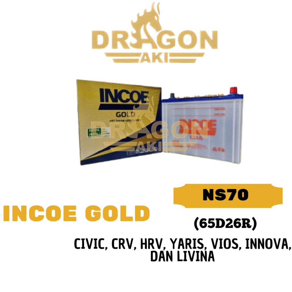 Aki Mobil Incoe Gold NS70