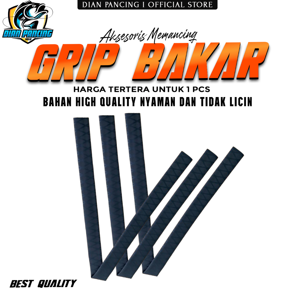 Grip Joran / Karet Bakar Pelapis Joran / Grip Bakar Neptuna Panjang 100cm