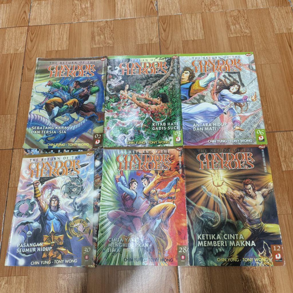 KOMIK RETURN OF THE CONDOR HEROES (CABUTAN)