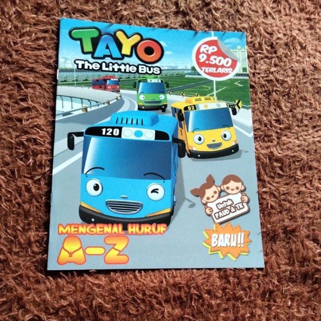 Buku mewarnai seri TAYO the little bus