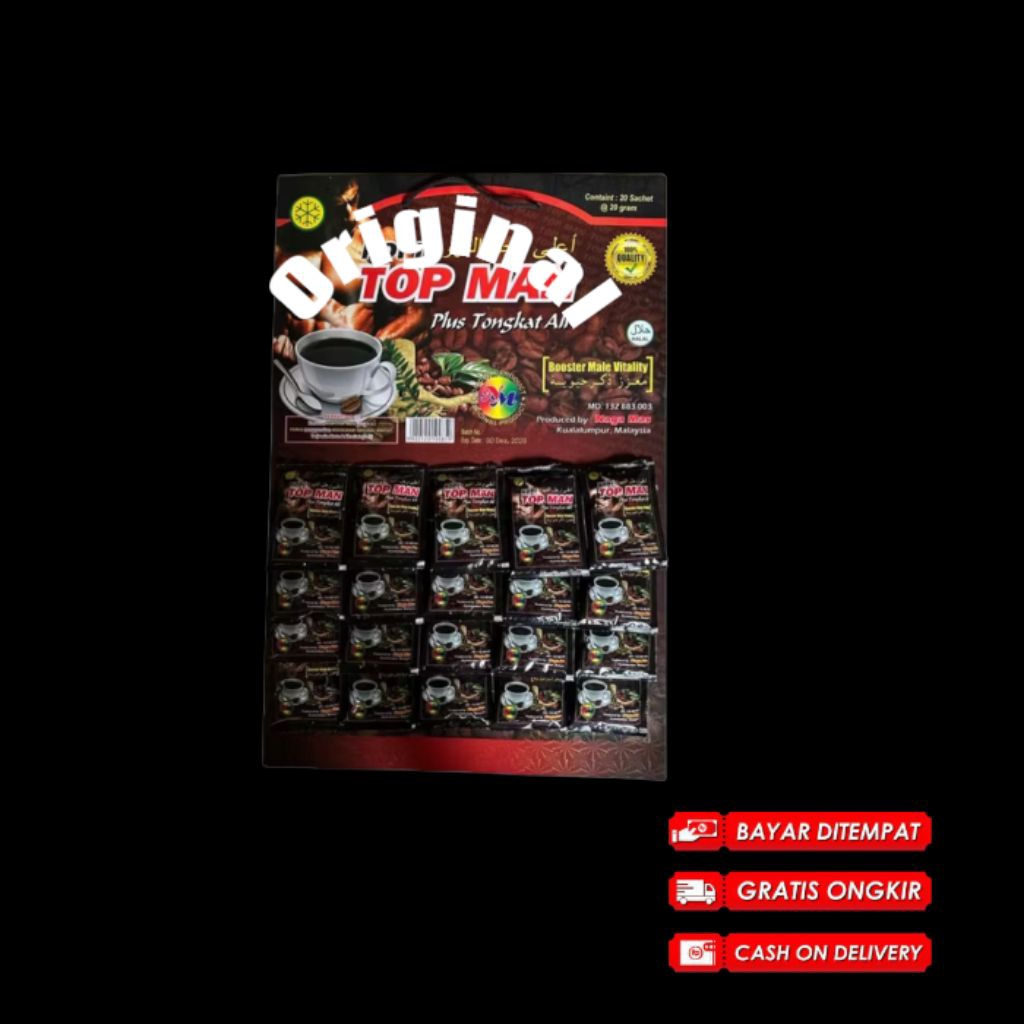 

ORIGINAL - kopi pria top no 1 // sachet hitam