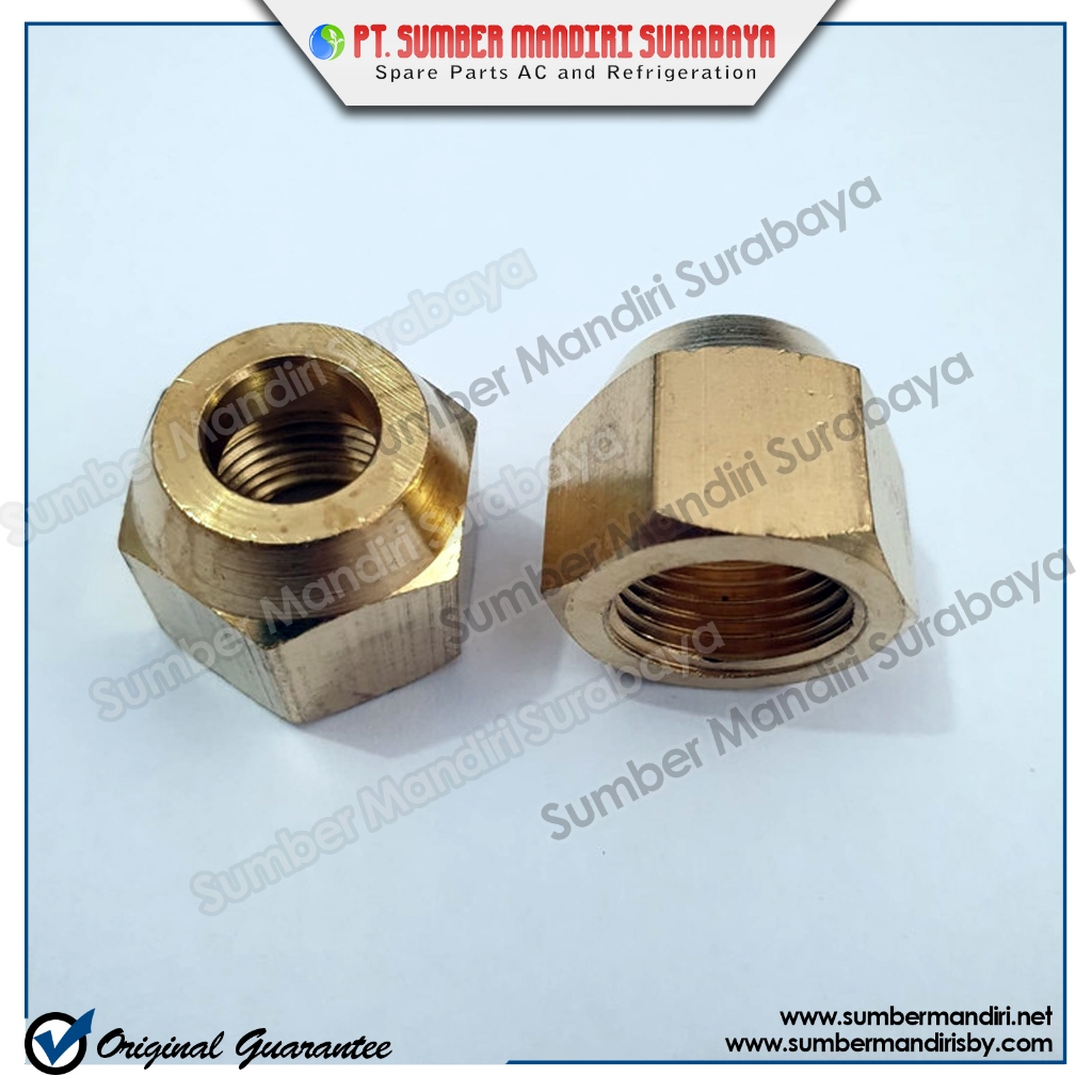 NUT PIPA AC TEBAL ukuran 1/2-Nut Pipa AC