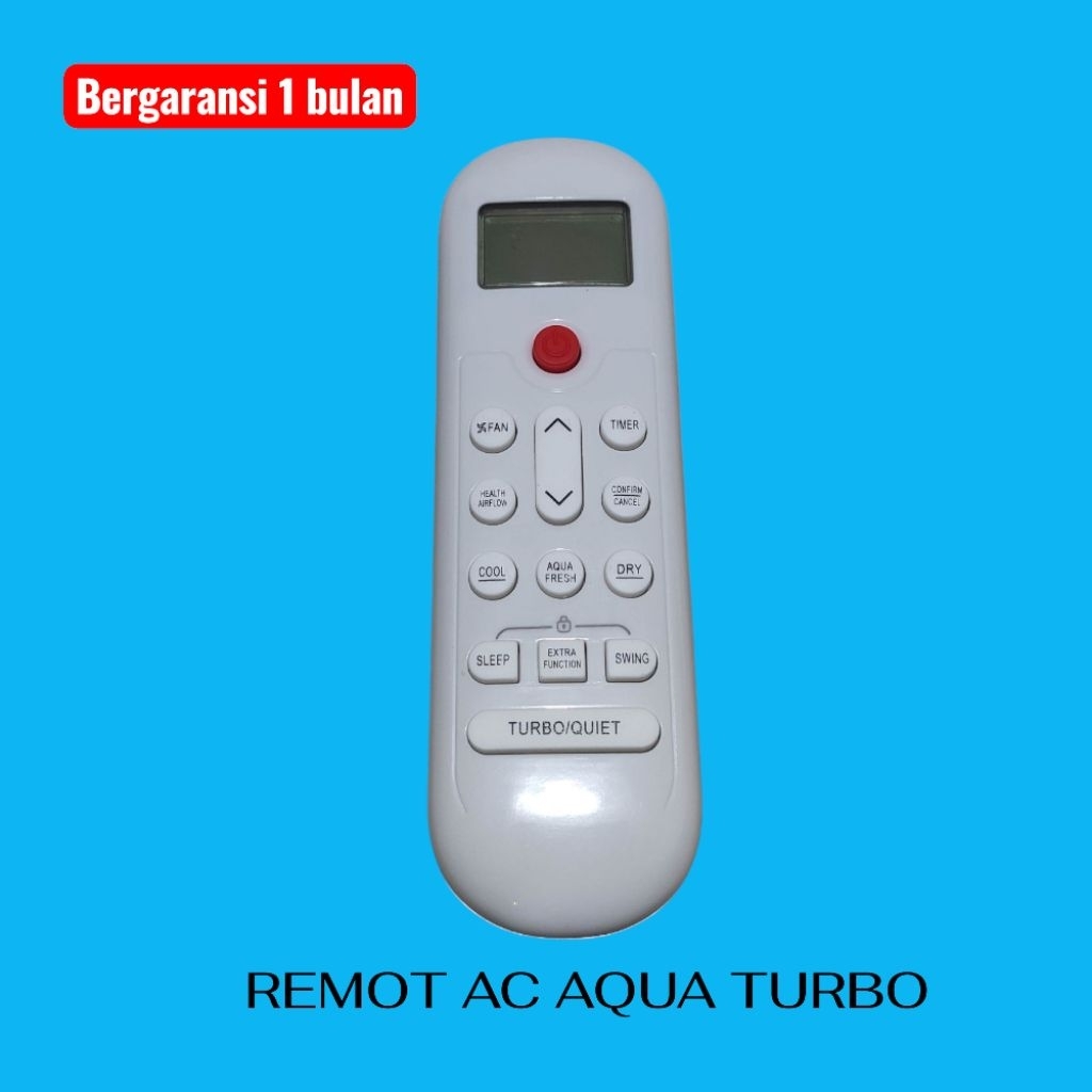 remot ac Aqua turbo remot AC merk aqua