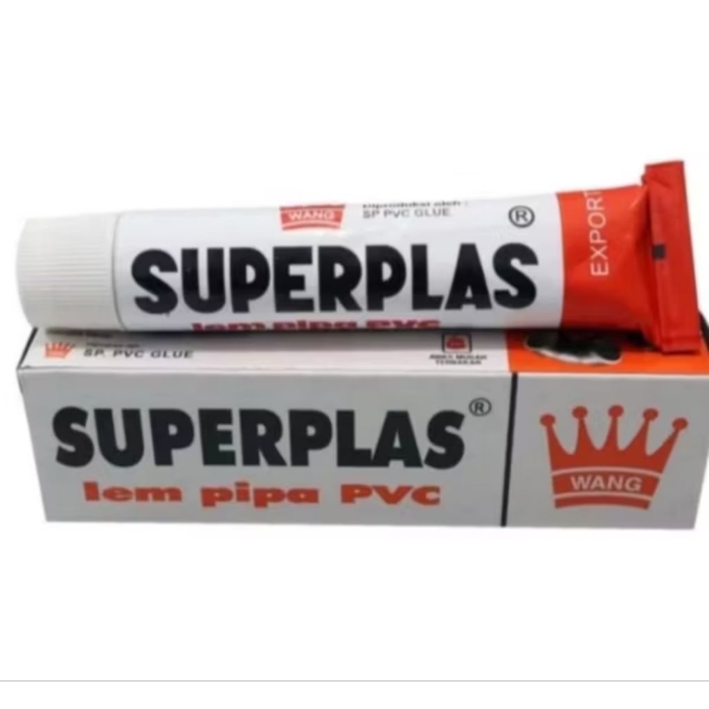 Lem pipa PVC Superplas / lem paralon PVC