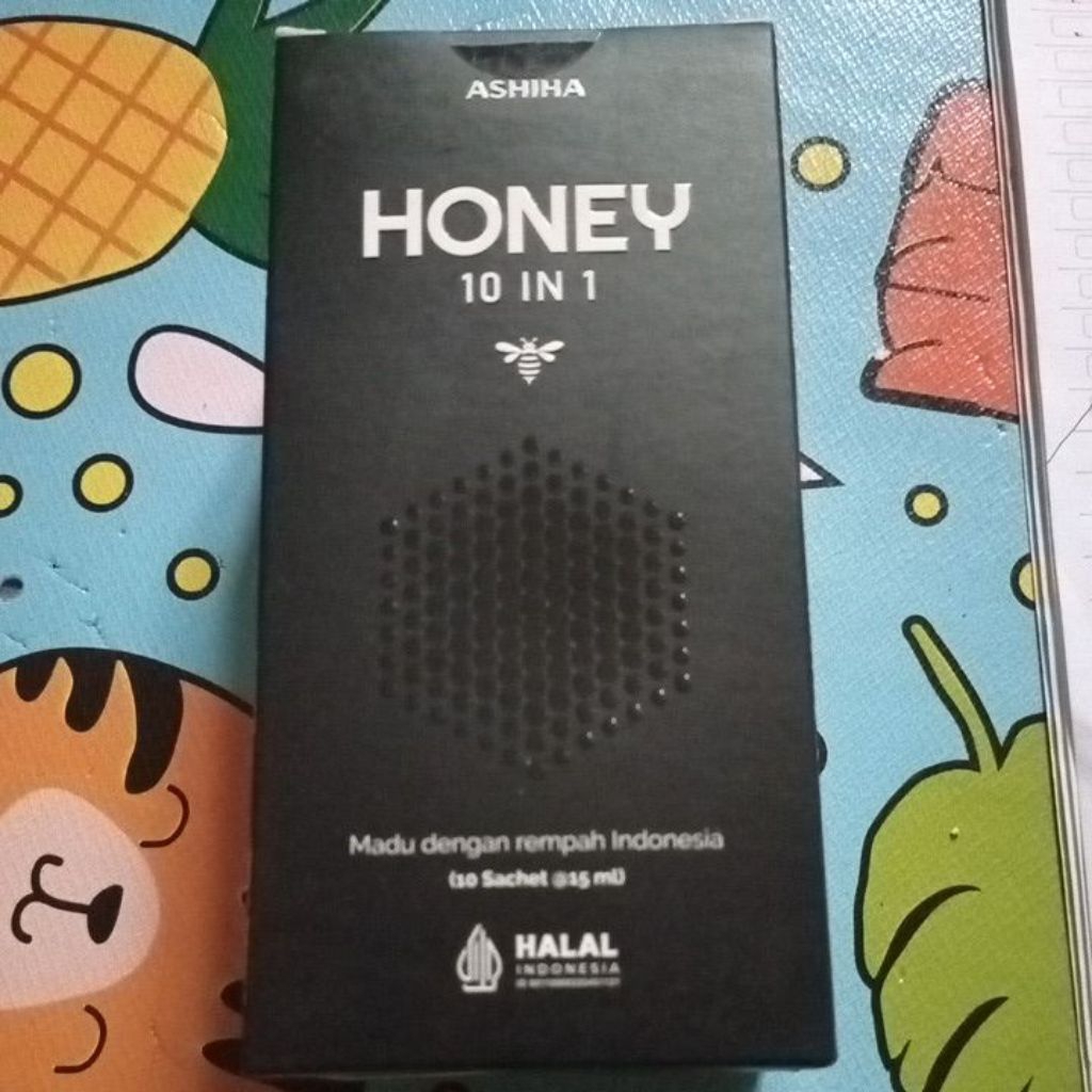 

ashiha honey 10 in 1 (madu sultan) 1 box isi 10 sachet