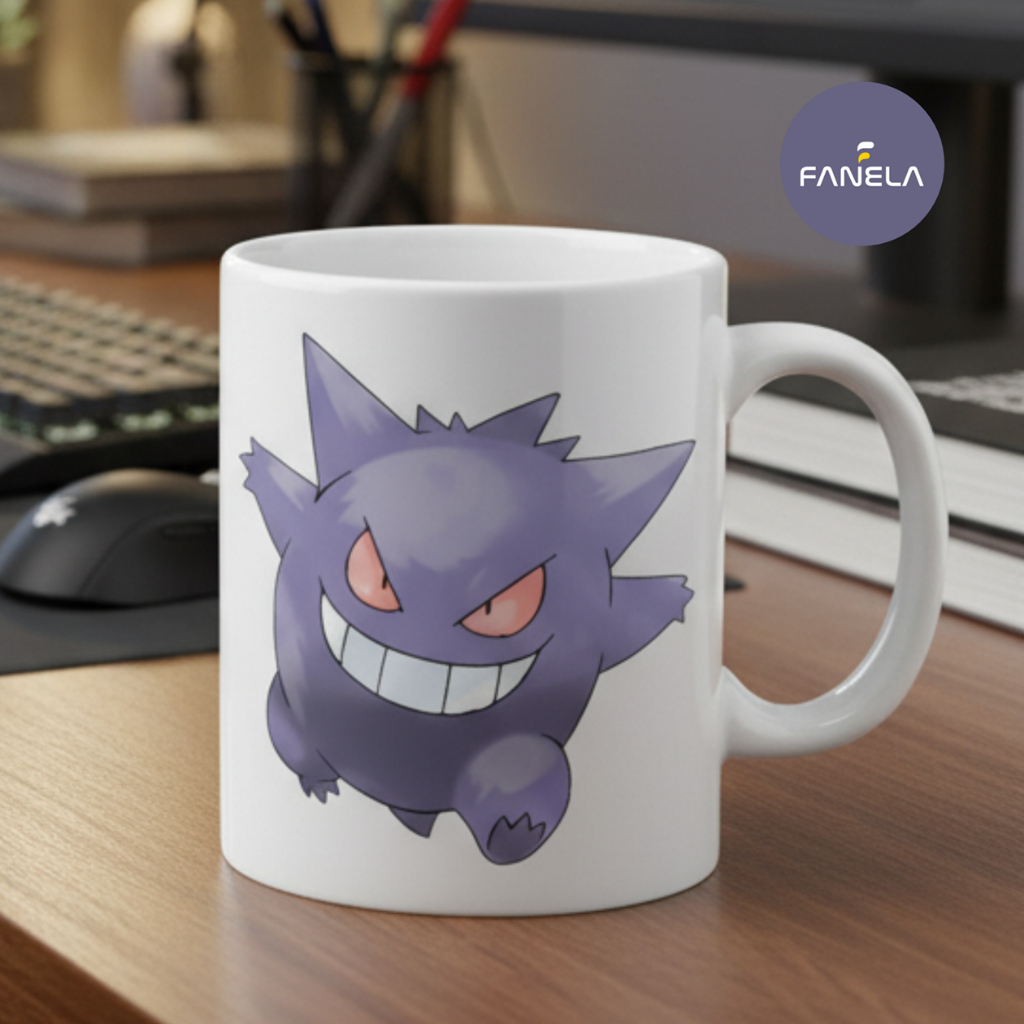 Mug Gengar Pokemon Gelas Kopi Gengar Pokemon