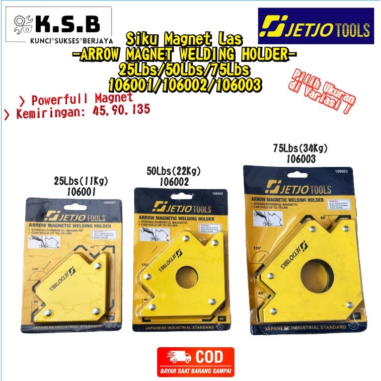 Siku Magnet Las 3"/4"/5" /Arrow Magnetic Welding Holder JETJO TOOLS/lakoni pro (106001/1006002/10060