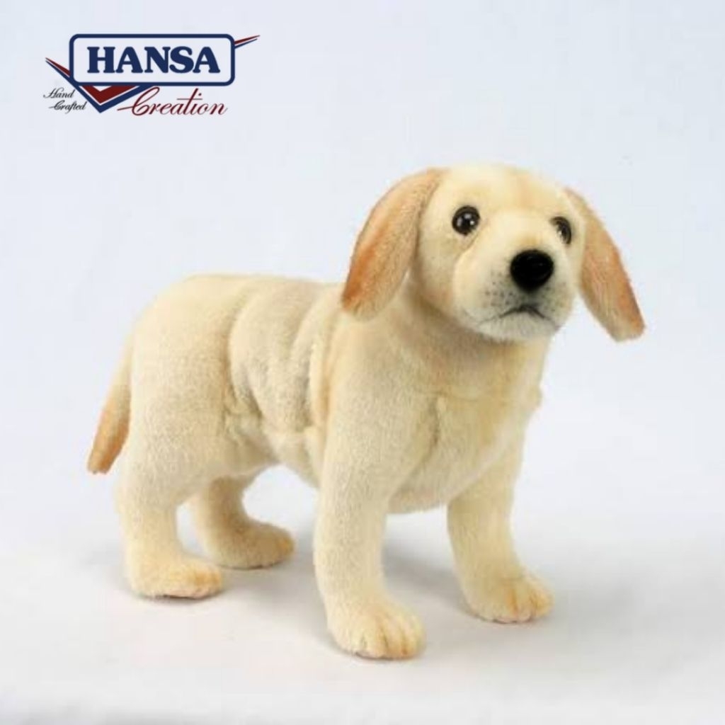Boneka Anjing Labrador lmpr U.S.A 0ri HANSA Toys Golden Retriever Dog Doggy Puppy Plush Soft Toy Stu
