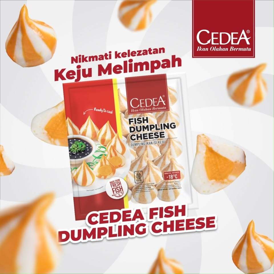 

CEDEA Fish Cheese Dumpling - Dumpling Keju Cedea 500gr - Kheiza Frozen