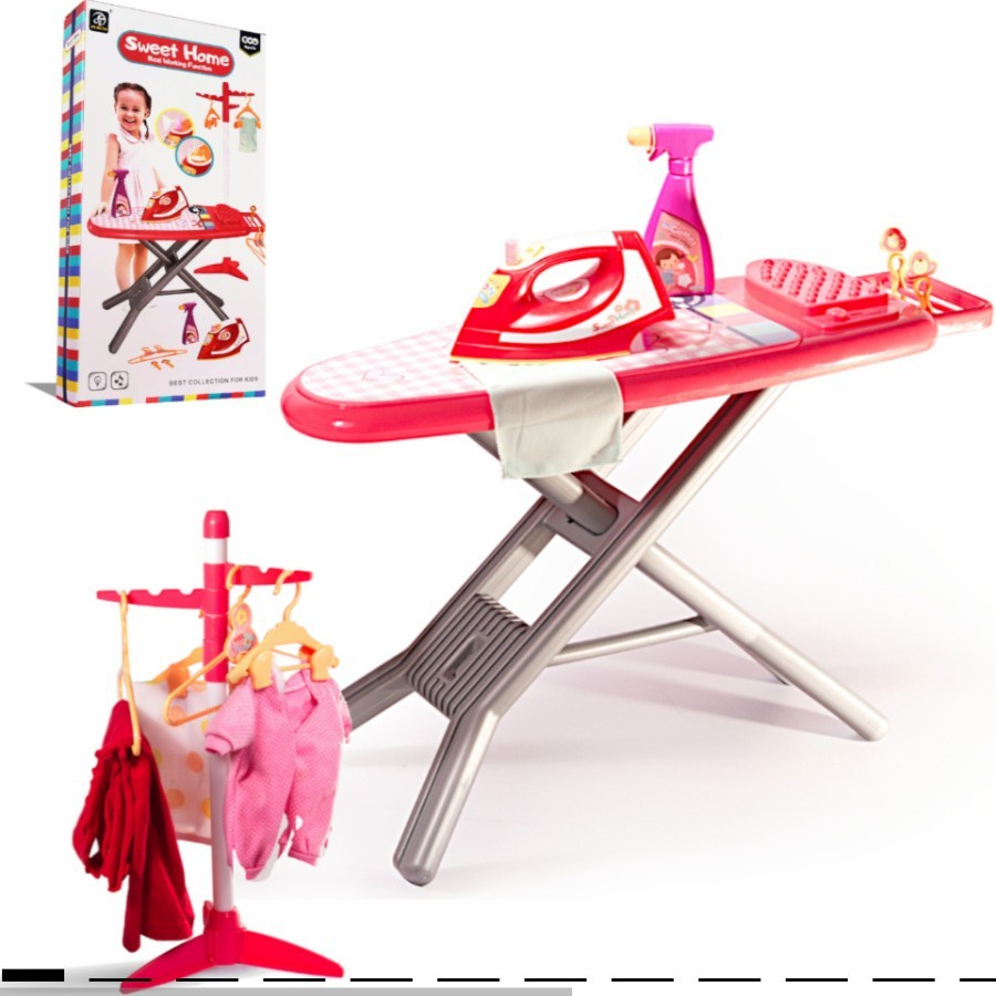 Mainan Edukasi Anak Sweet Home / Mainan Setrika Set Home DBF7928 KP