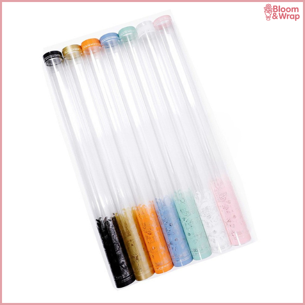 

Kertas Bunga Buket Motif Batik Transparan Flower Wrapping Paper Batik Cellophane KB6129