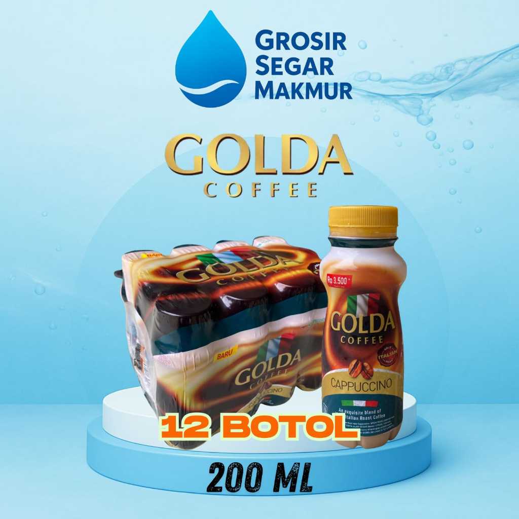 

GOLDA CAPPUCCINO 200 m botol ( 1 dus 12 botol )