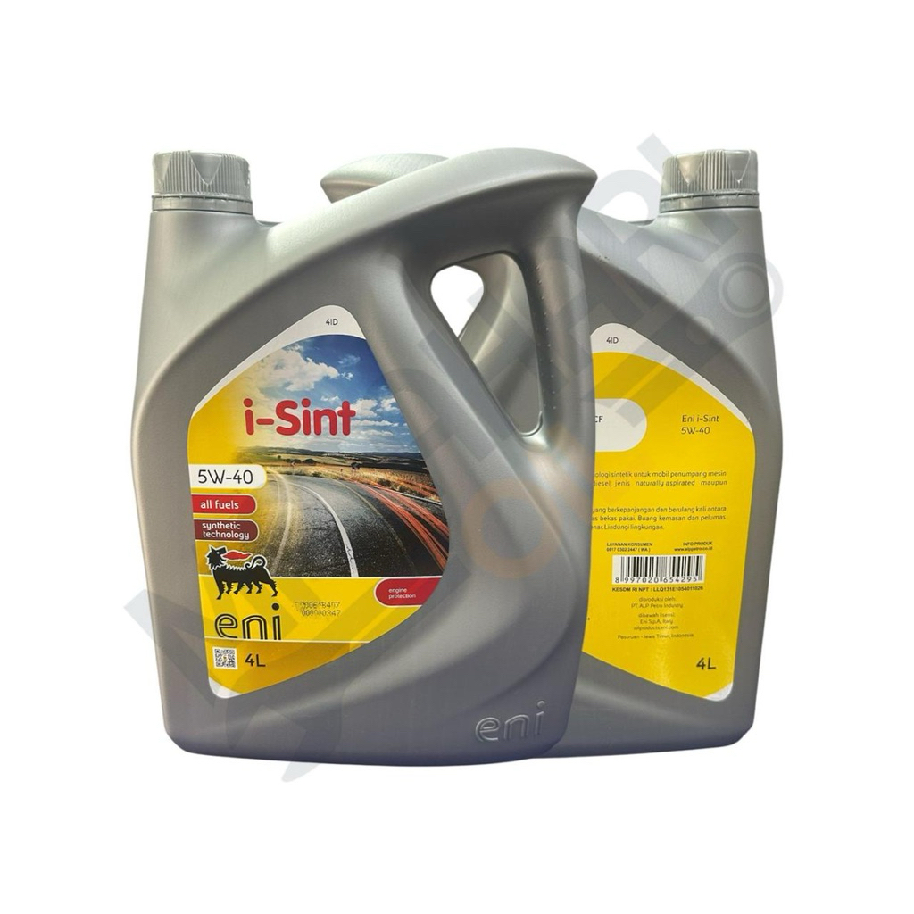 OLI MOBIL / ORIGINAL AGIP ENI I-Sint 5W-40 / ENGINE PROTECTION / 4L