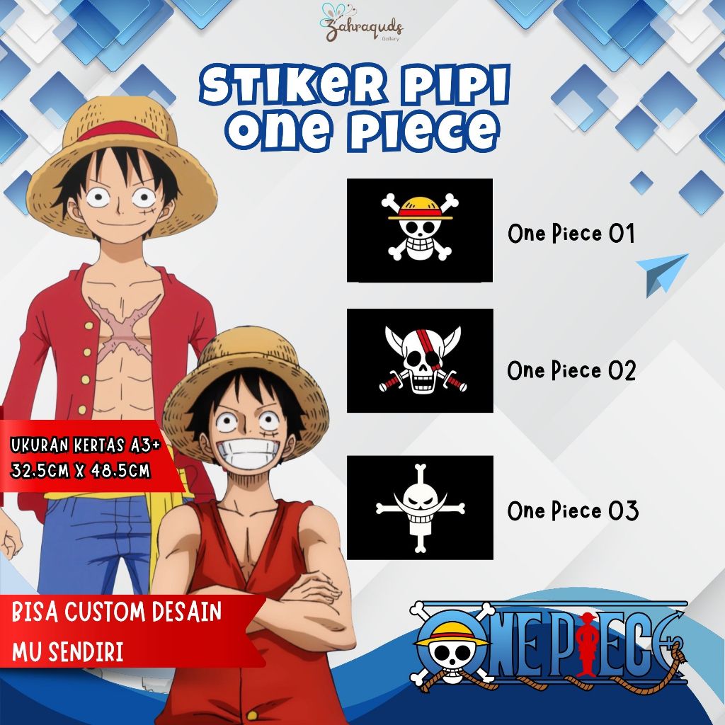 

Stiker Pipi One Piece / Stiker Pipi Kotak Cutting (Isi 144)