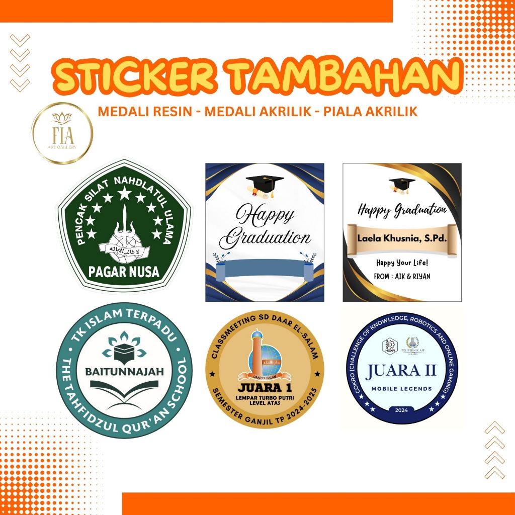 

STICKER TAMBAHAN MEDALI PIALA PLAKAT