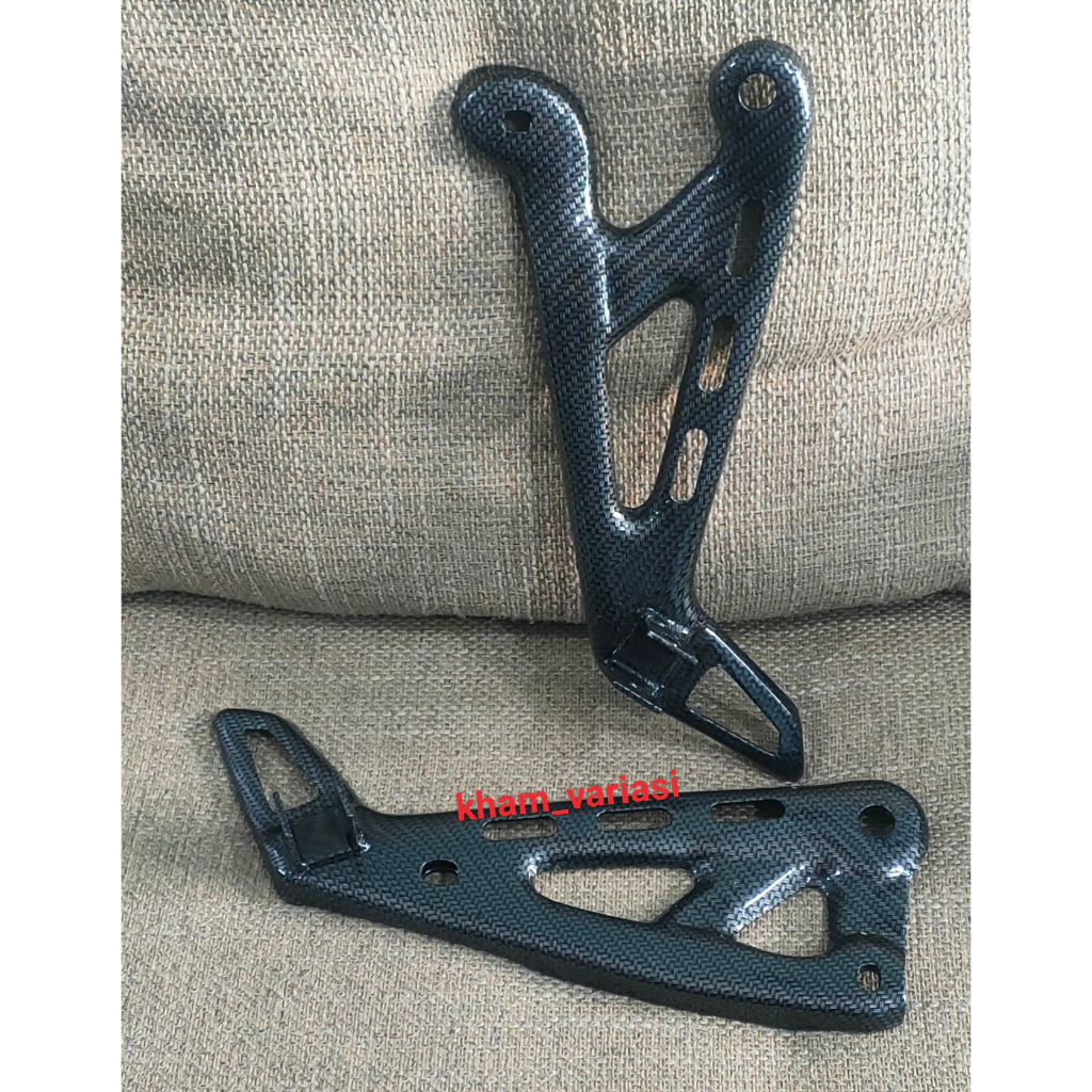 DISKON HARGA TERMURAH BREKET DUDUKAN STEP INJAKAN BELAKANG CARBON MOTOR RX-KING RXK RX KING RX K RXS