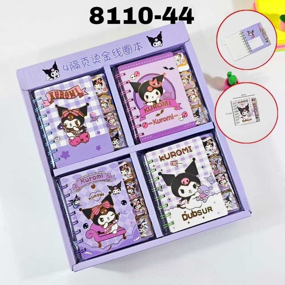 

Buku Notes Spiral A5 Fancy 205/Buku Catatan/Notebook/Notebook/Buku Note KUROMI DAN CAPYBARA