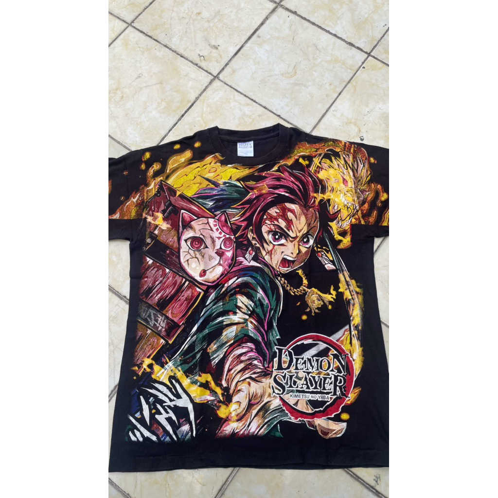t shirt bootleg demon slayer