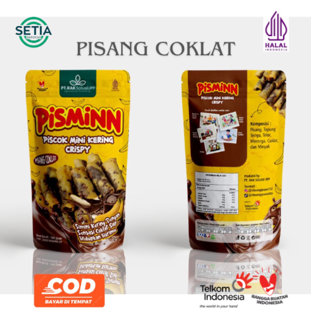 

PISMINN – Pisang Coklat Mini Kering Crispy uk 100gr