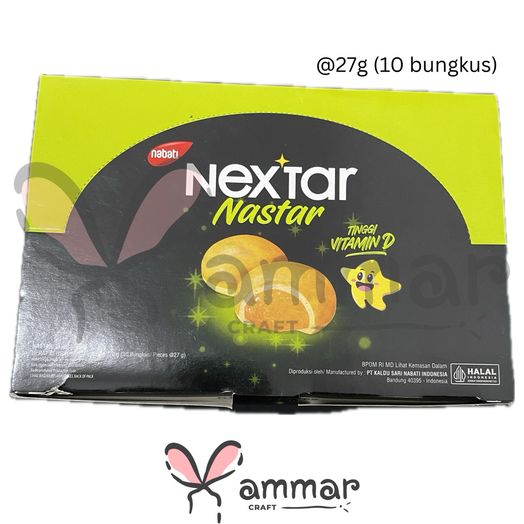 

Nextar Nastar nabati 27gram isi 10