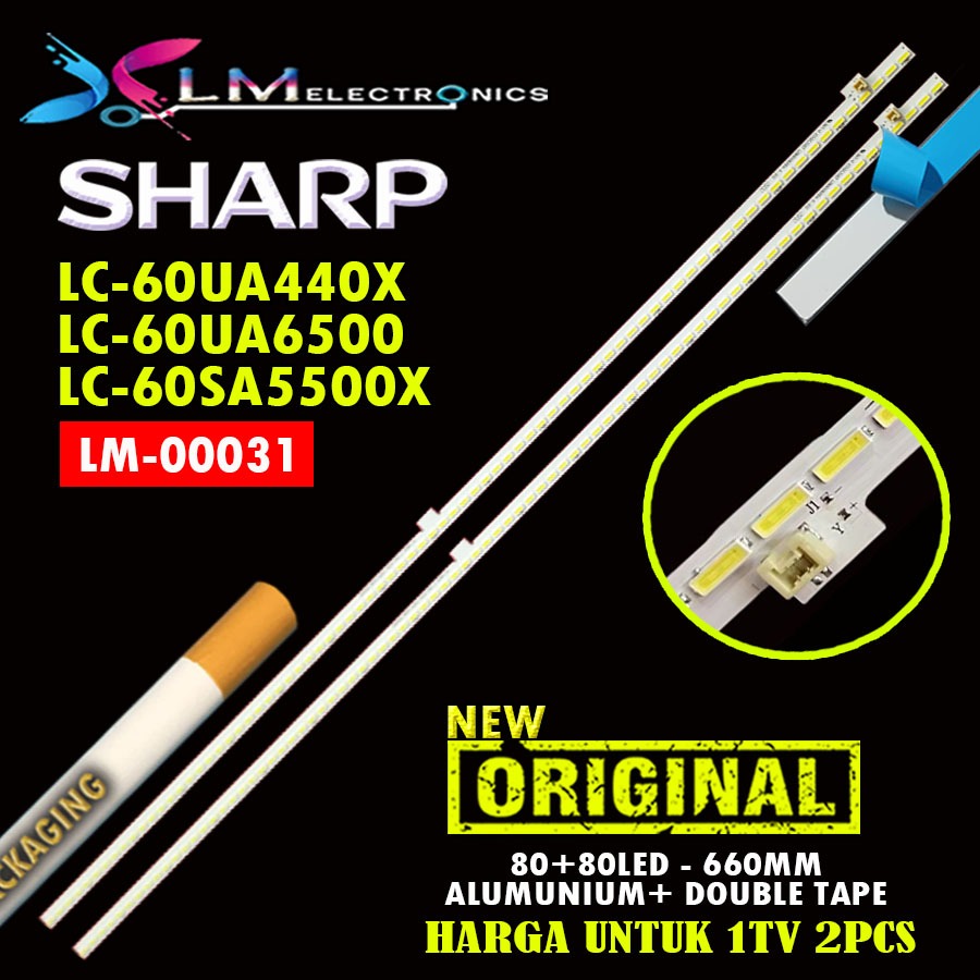 BACKLIGHT TV SHARP 60LC-60UA440X  LC-60UA6500  LC-60SA5500X LC60UA440X  LC60UA6500  LC60SA5500X 60UA