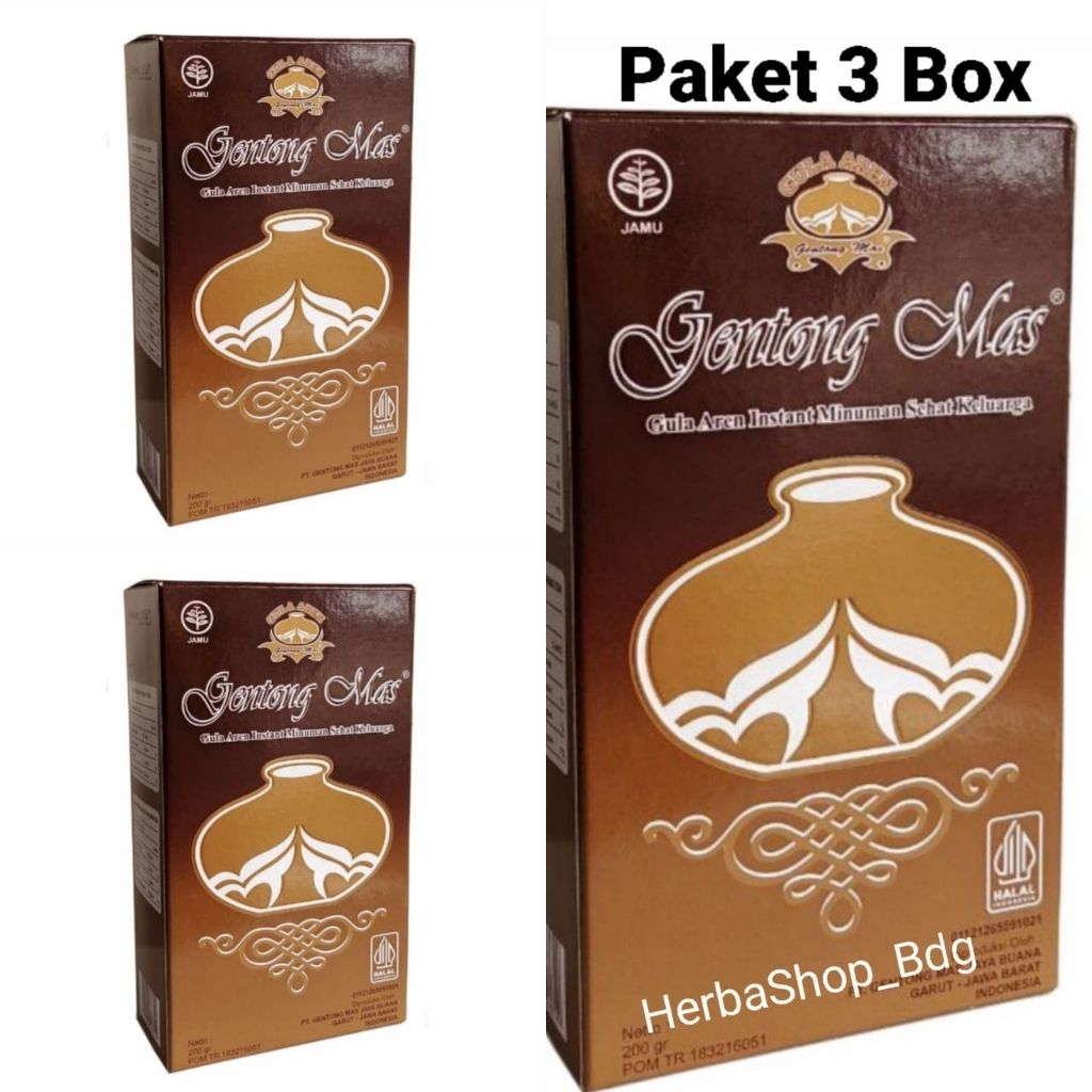 

PAKET 3 BOX COD | Gentong Mas Minuman Herbal 100% | Ampuh Atasi Diabetes | Gentong Mas