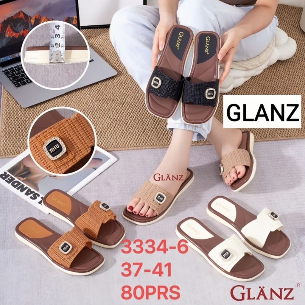 Sandal glanz model terbaru sandal sandal karet sandal wanita kekinian sandal wanita model terbaru sa