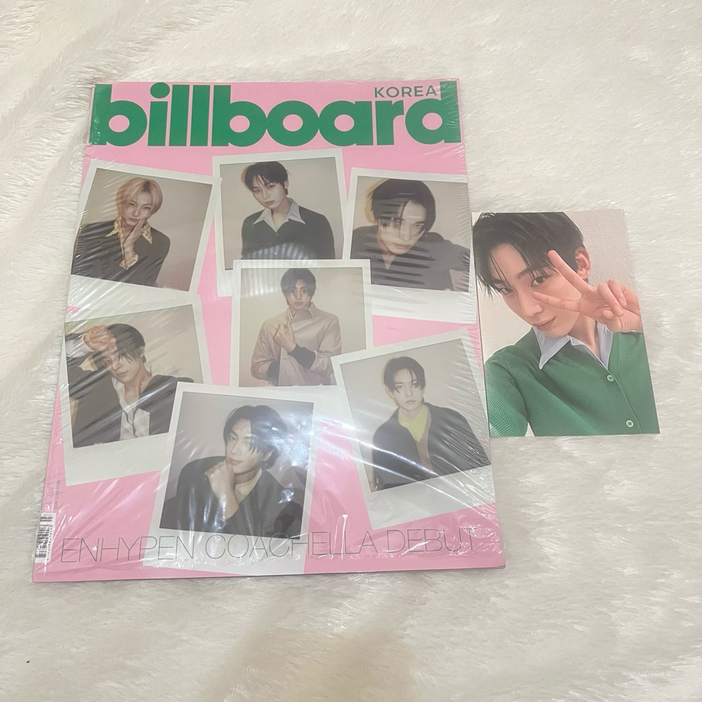 

[READY STOCK] Billboard Enhypen Magazine Majalah April Edition