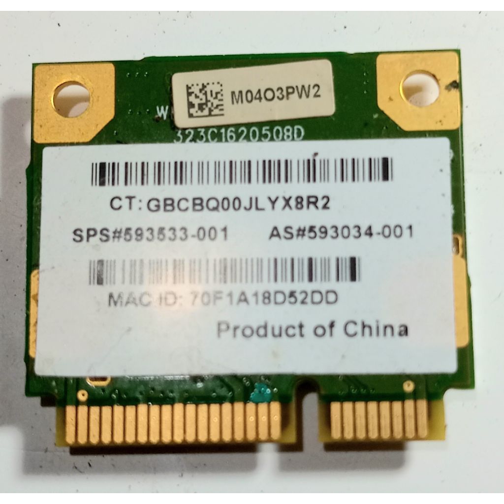 WIFI CARD LAPTOP COMPAQ CQ 42