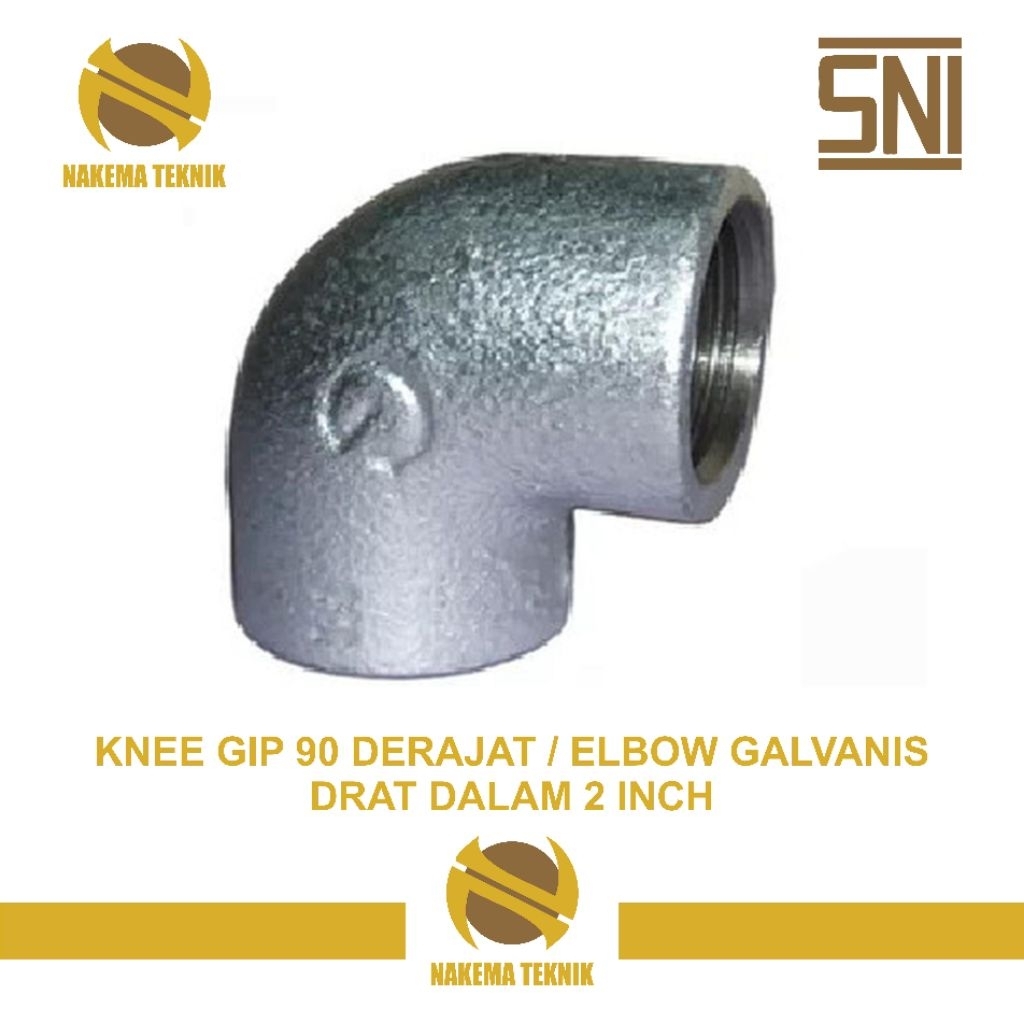 Knee Drat Galvanis 2" Inch - Elbow Drat 2" Galvanis