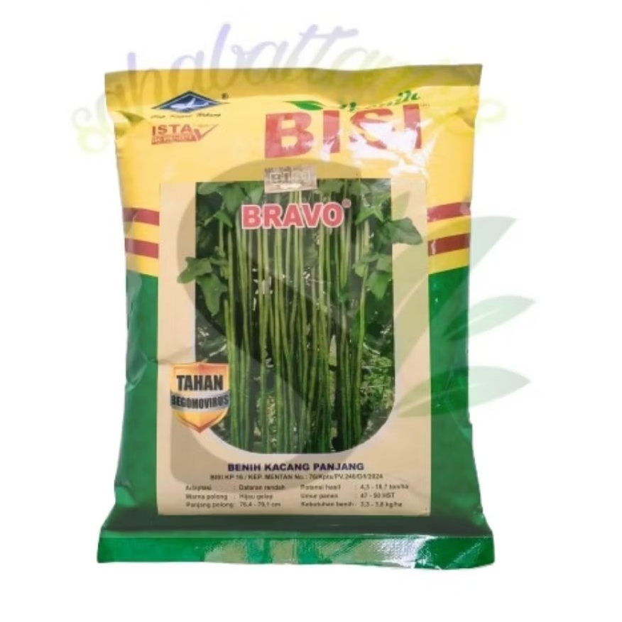 Benih Kacang Panjang BRAVO isi 500gram (Cap Kapal Terbang)