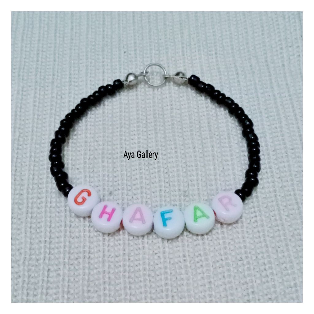 GELANG NAMA/ GELANG BAYI/ GELANG ANAK MANIK-MANIK LUCU