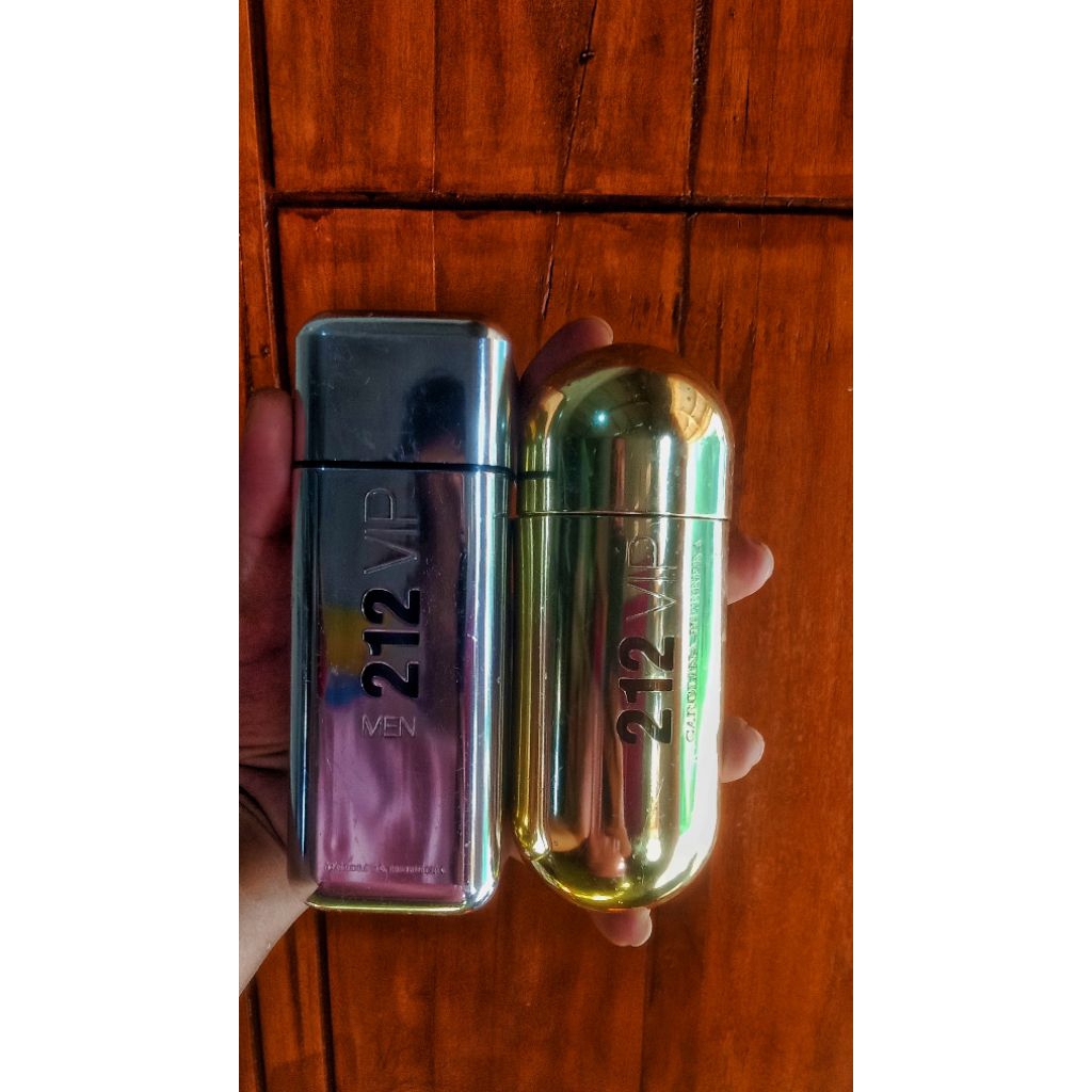 botol parfum 212 original kosong antik