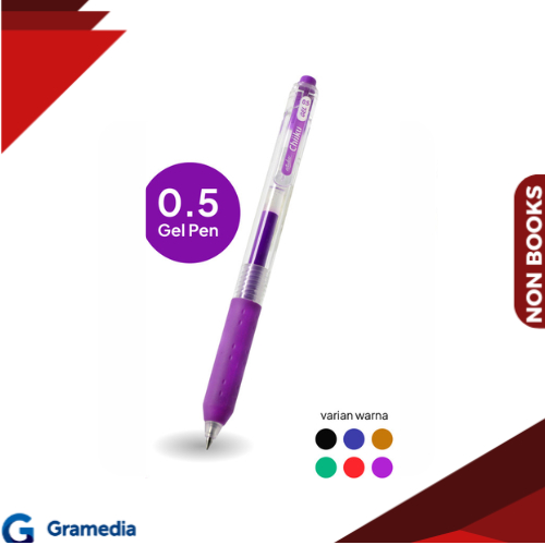 

Gramedia Medan - Estudee Chiiku Gelpen 0.5 Violet Egp-26