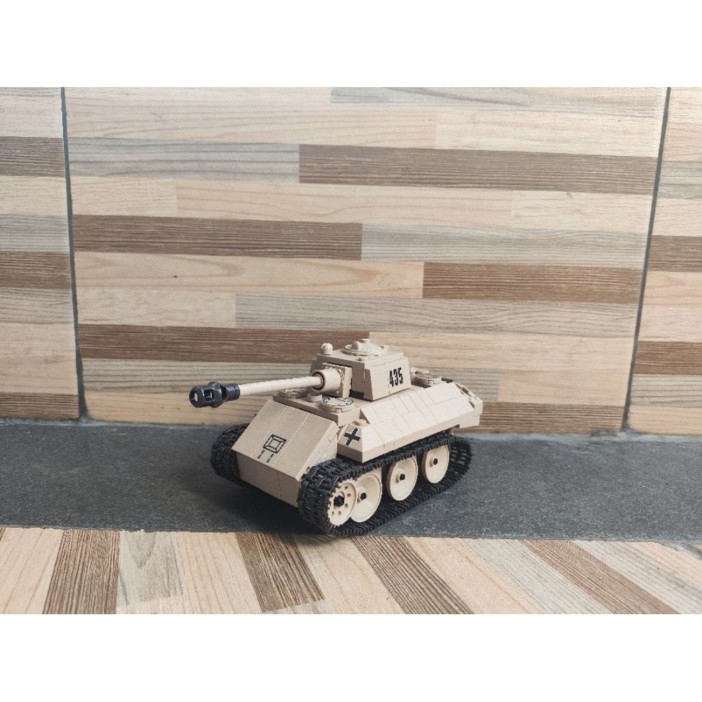 Brick Leopard German Tank Quanguan | Lego Sluban Blokees